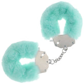 OUCH! Heavy - Duty Fluffy Cuffs - Powder Green - Powder Green Fluffy Restraints - BONDAGE - TOYS - Mr and Mrs D's