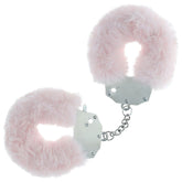 OUCH! Heavy - Duty Powder Pink Fluffy Cuffs - Restraints - Mr and Mrs D's