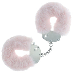 OUCH! Heavy - Duty Powder Pink Fluffy Cuffs - Restraints - Mr and Mrs D's