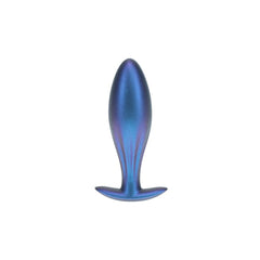 OUCH! Oval Anal Plug - Metallic Blue - Metallic Blue 11.7 cm Butt Plug - ANAL TOYS - Mr and Mrs D's