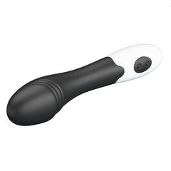 Party Up BILL Classic Vibe - Black - Black 19 cm Vibrator - Mr and Mrs D's
