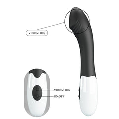 Party Up BILL Classic Vibe - Black - Black 19 cm Vibrator - Mr and Mrs D's