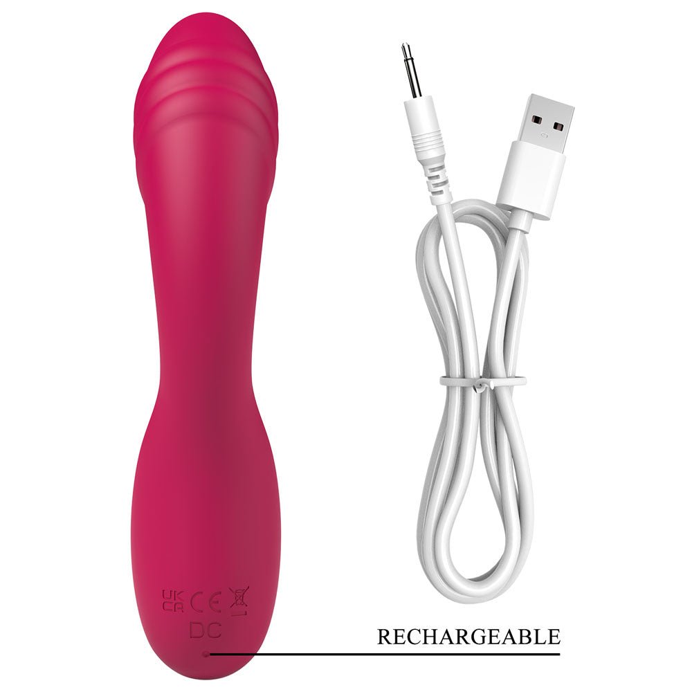 Party Up DALIDA - Pink - Pink 16.2 cm USB Rechargeable Rabbit Vibrator - Mr and Mrs D's