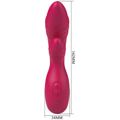 Party Up DALIDA - Pink - Pink 16.2 cm USB Rechargeable Rabbit Vibrator - Mr and Mrs D's