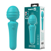 Party Up DUUNA - Teal - Teal 16.9 cm USB Rechargeable Massage Wand - Mr and Mrs D's