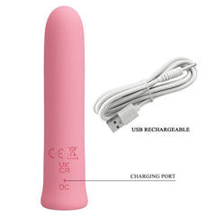 Party Up EDISON Bullet - Pink - Pink 10.3 cm USB Rechargeable Bullet - Mr and Mrs D's