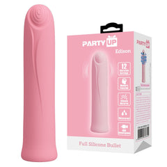 Party Up EDISON Bullet - Pink - Pink 10.3 cm USB Rechargeable Bullet - Mr and Mrs D's