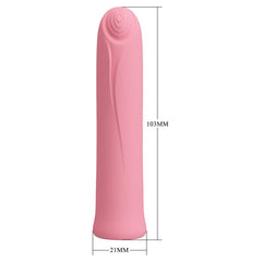 Party Up EDISON Bullet - Pink - Pink 10.3 cm USB Rechargeable Bullet - Mr and Mrs D's