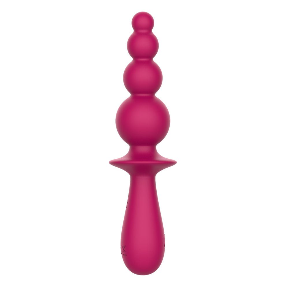 Party Up EVAJANE - Pink - Pink 17.1 cm USB Rechargeable Beaded Vibrator - Mr and Mrs D's
