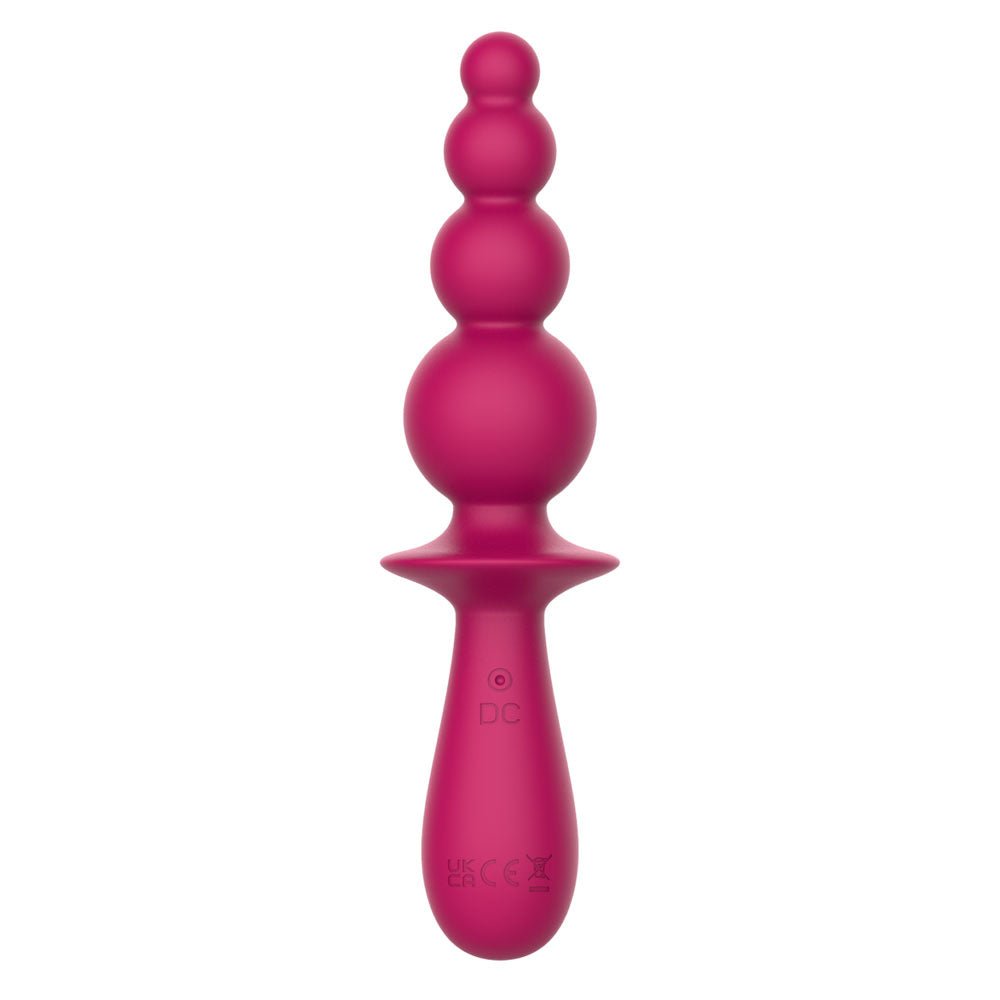 Party Up EVAJANE - Pink - Pink 17.1 cm USB Rechargeable Beaded Vibrator - Mr and Mrs D's