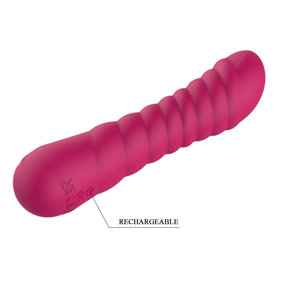 Party Up JAYLEI - Pink - Pink 14.6 cm USB Rechargeable Vibrator - Mr and Mrs D's