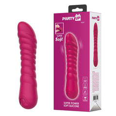 Party Up JAYLEI - Pink - Pink 14.6 cm USB Rechargeable Vibrator - Mr and Mrs D's