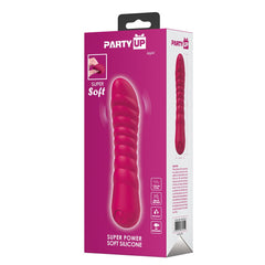 Party Up JAYLEI - Pink - Pink 14.6 cm USB Rechargeable Vibrator - Mr and Mrs D's