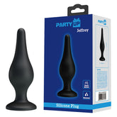 Party Up JEFFREY Butt Plug - Black 14 cm Butt Plug - Mr and Mrs D's