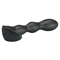Party Up JIM Vibrating Plug - Black 14.5 cm USB Rechargeable Vibrating Butt Plug - Mr and Mrs D's