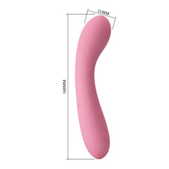 Party Up JOHN Flexible Vibe - Pink - Pink 16 cm USB Rechargeable Vibrator - Mr and Mrs D's