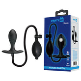 Party Up KEVIN Inflatable Butt Plug - Black 9.1 cm Inflatable Butt Plug - Mr and Mrs D's