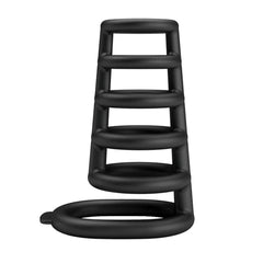 Party Up KIM Cock Cage - Black Cock Ring Cage - Mr and Mrs D's