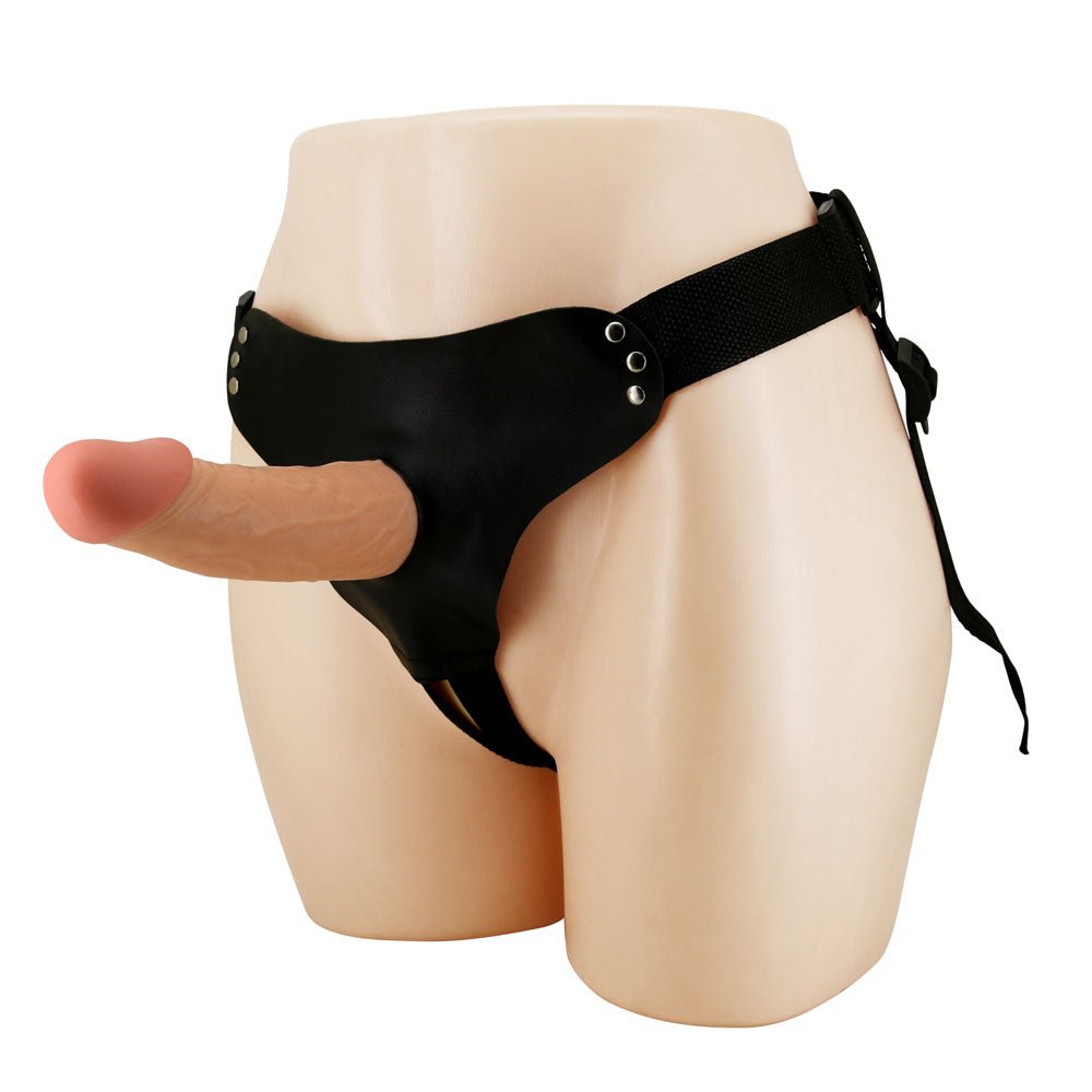 Party Up NATHAN Strap - On - Flesh 17.5 cm Hollow Strap - On - Mr and Mrs D's