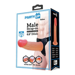 Party Up NATHAN Strap - On - Flesh 17.5 cm Hollow Strap - On - Mr and Mrs D's