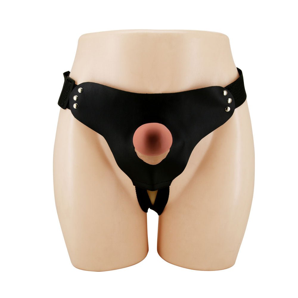 Party Up NATHAN Strap - On - Flesh 17.5 cm Hollow Strap - On - Mr and Mrs D's