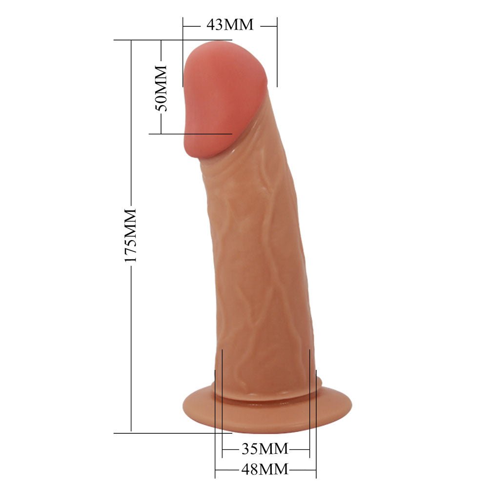 Party Up NATHAN Strap - On - Flesh 17.5 cm Hollow Strap - On - Mr and Mrs D's
