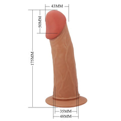 Party Up NATHAN Strap - On - Flesh 17.5 cm Hollow Strap - On - Mr and Mrs D's
