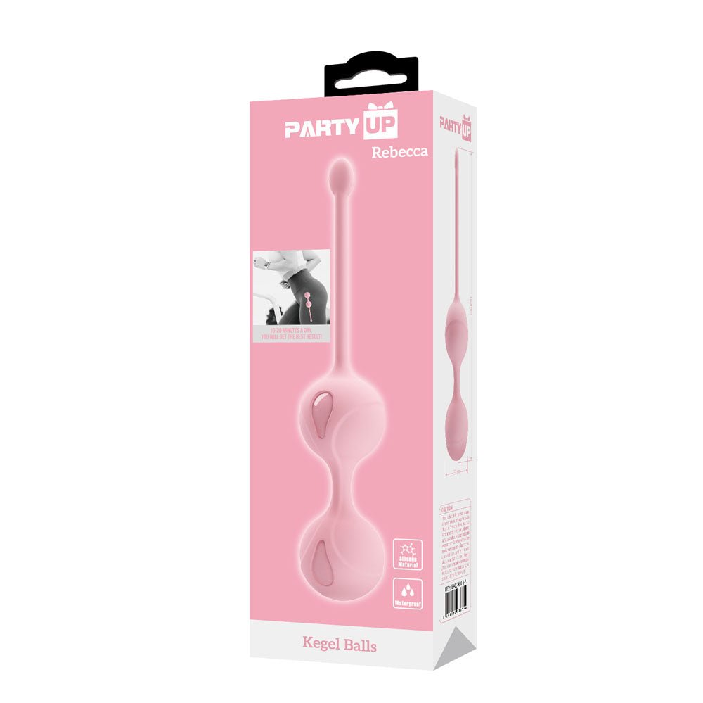 Party Up REBECCA Kegel Balls - Pink - Pink Kegel Balls - Mr and Mrs D's