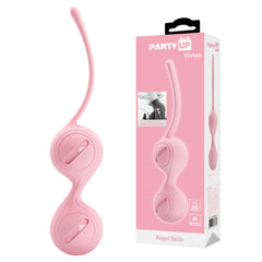 Party Up VIVIAN Kegel Balls - Pink - Pink Kegel Balls - Mr and Mrs D's