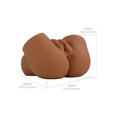 PDX Elite Back That Ass Up Auto Mega Masturbator - Brown - MASTURBATORS - Mr and Mrs D's