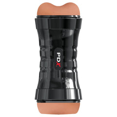 PDX Wet Pussies Super Flip - A - Pussy Over - Brown Dual Ended Stroker (Vagina & Ass) - Mr and Mrs D's