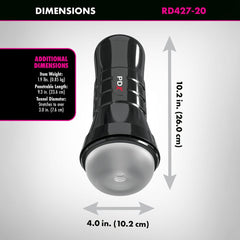 PDX Wet Pussies - Super Slide & Glide XXL - Clear Stroker Masturbator - MASTURBATORS - Mr and Mrs D's
