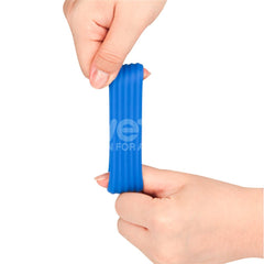 Pinnacle Pro Deep Rib Grip - Blue Cock Ring - COCK RINGS - Mr and Mrs D's