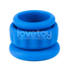 Pinnacle Pro Twin Flex - Blue Cock & Balls Rings - COCK RINGS - Mr and Mrs D's