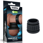 Pinnacle Pro Twin Grip Enhancer - Black Cock & Balls Ring - COCK RINGS - Mr and Mrs D's