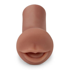 Pipedream Extreme Toyz Coed Cocksucker Mouth Stroker Masturbator - Brown - MASTURBATORS - Mr and Mrs D's