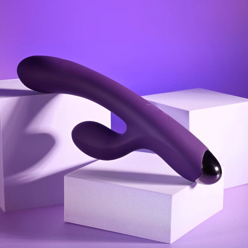 Playboy Pleasure NEW CRUSH - Purple 20.6 cm USB Rechargeable Rabbit Vibrator - VIBRATORS - Mr and Mrs D's