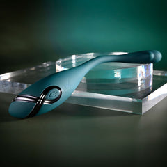 Playboy Pleasure PINPOINT PERFECTION - Green 19.3 cm USB Rechargeable Poseable Vibrator - VIBRATORS - Mr and Mrs D's