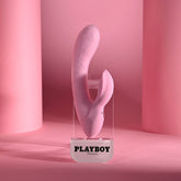 Playboy Pleasure RABBIT PARTY Rabbit Vibrator - Pink 15.2 cm USB Rechargeable - VIBRATORS - Mr and Mrs D's