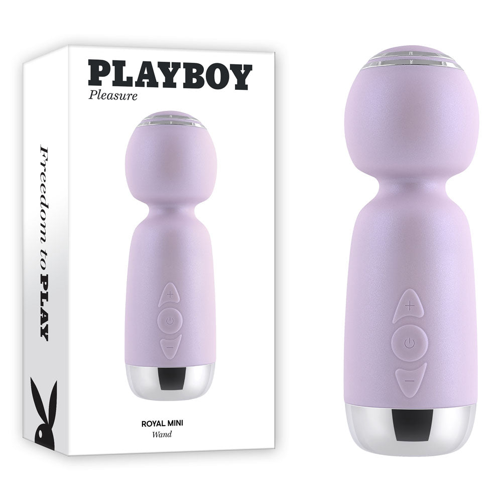 Playboy Pleasure ROYAL MINI Wand Vibrator - Mr and Mrs D's