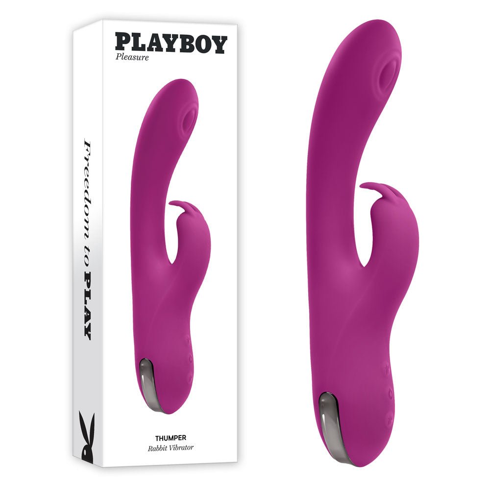 Playboy Pleasure THUMPER G - Spot Thumping Rabbit Vibrator - Mr and Mrs D's