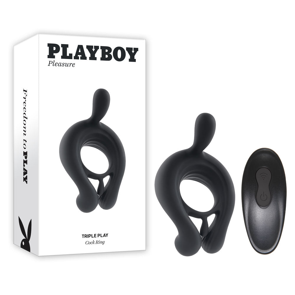 Playboy Pleasure TRIPLE PLAY Cock Ring - Mr and Mrs D's
