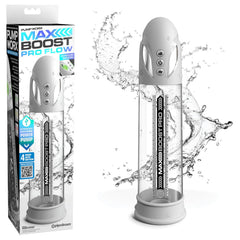 Pump Worx Max Boost Pro Flow Penis Pump - White - Mr and Mrs D's