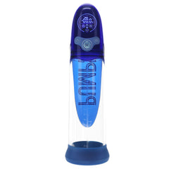 PUMPED Aqua - Pro AI - Enabled Submersible Auto Penis Pump - Blue/Clear USB Rechargeable - Mr and Mrs D's