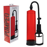 PUMPED Basic Pump 2 - Red - Red Penis Pump - PUMPS - Mr and Mrs D's