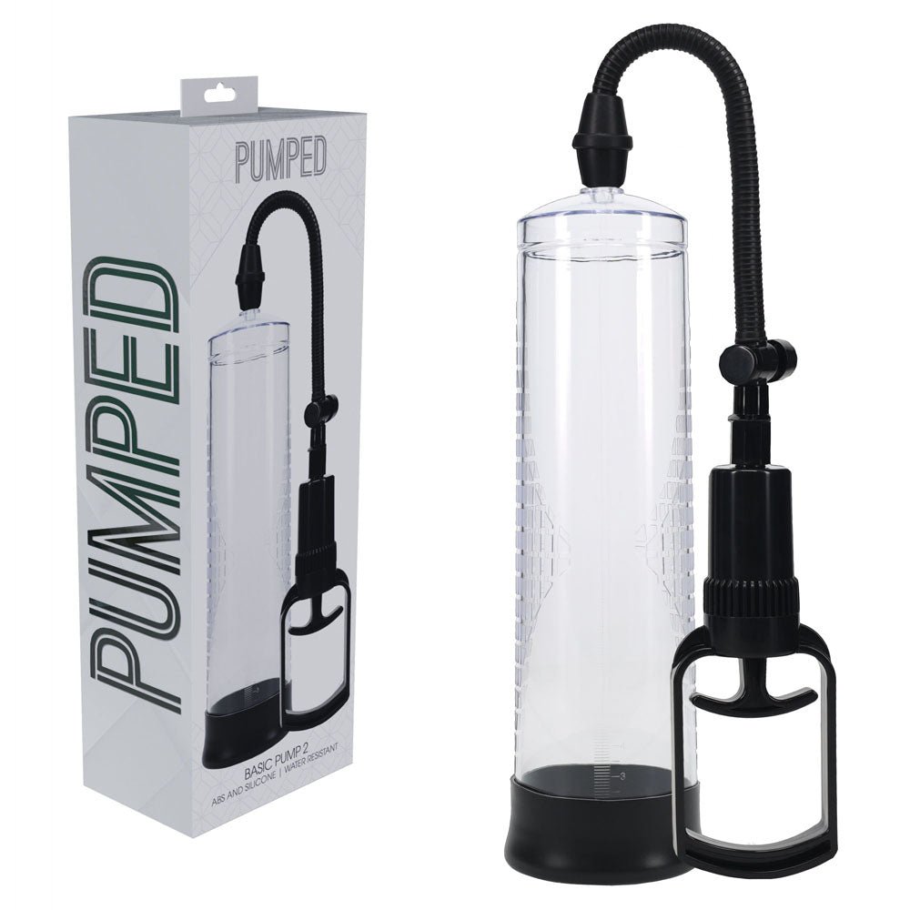 PUMPED Basic Pump 2 - Transparent - Clear Penis Pump - PUMPS - Mr and Mrs D's
