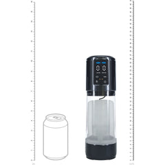 PUMPED UltraLift Automatic Masturbator - Gunmetal Grey/Clear USB Rechargeable - Mr and Mrs D's