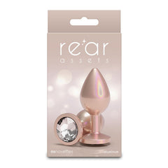Rear Assets Iridescent - Medium Butt Plug - Iridescent Champagne 8.2 cm - ANAL TOYS - Mr and Mrs D's
