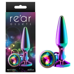 Rear Assets Tapered Butt Plug - Medium - Multicolour - ANAL TOYS - Mr and Mrs D's