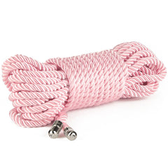 Rebellion Reign Silky Bondage Rope - Pink - Pink Bondage Rope - 10 metre length - BONDAGE - TOYS - Mr and Mrs D's